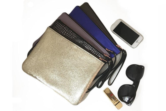 New colors are in for Fall. Ready to choose your favorite color leather clutch?