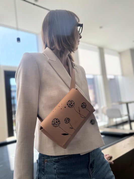 AJ bag (Dandelion Tattoo) Cashew